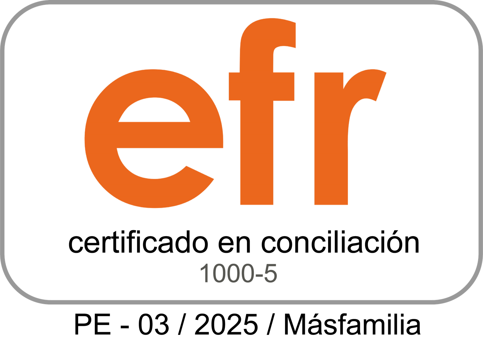 Certificación EFR